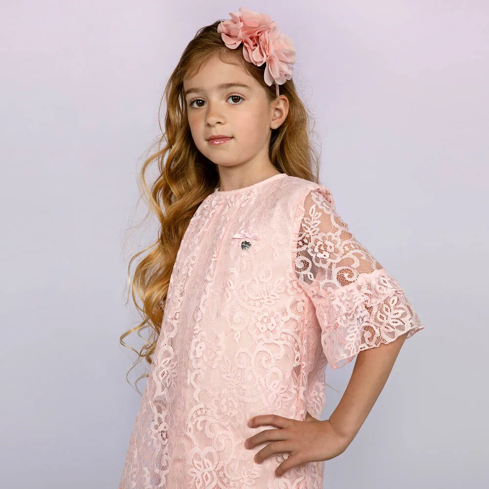 Pink Lace Dress