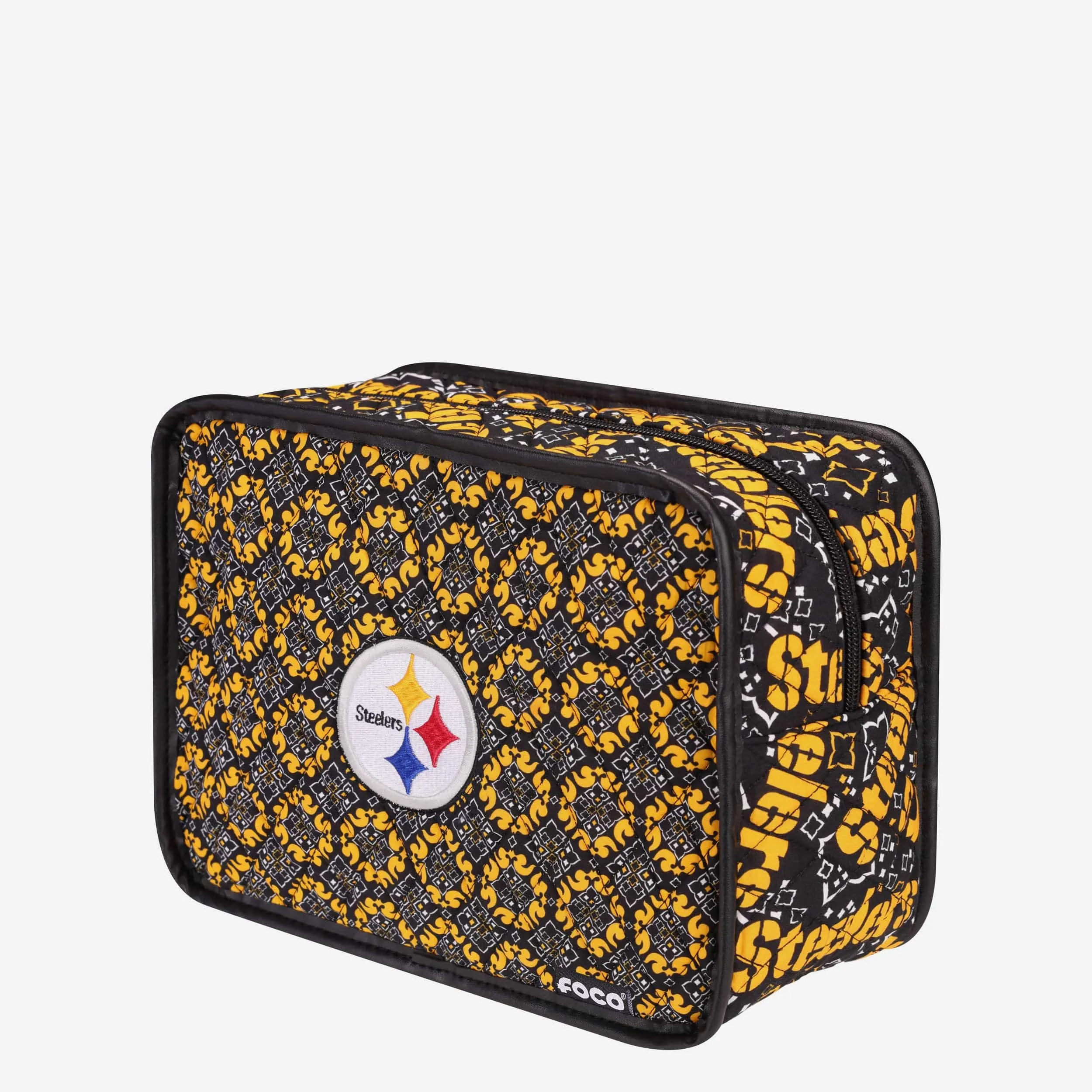 Pittsburgh Steelers Quilted Printed Cosmetic Bag
