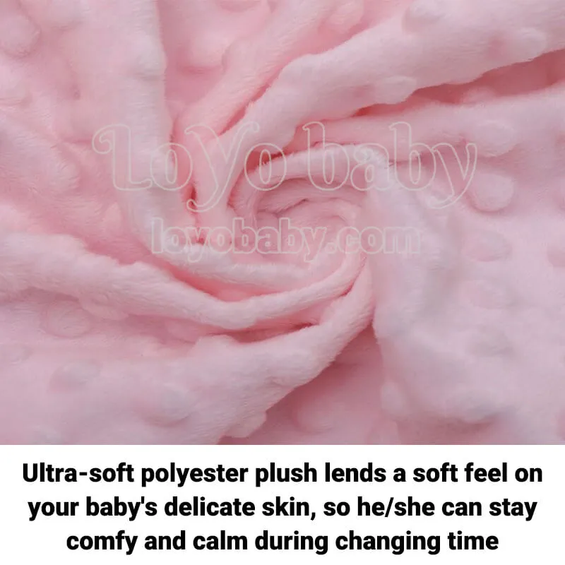Plush Changing Pad Cover Set (2 Pack) For Baby Boys And Girls