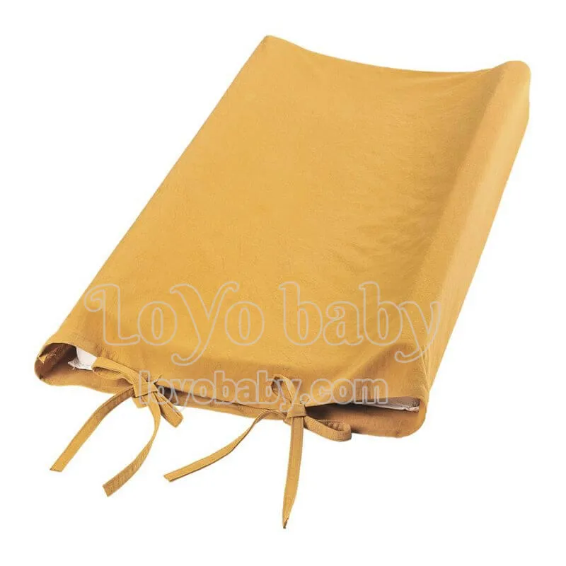 Plush Neutral Cotton Baby Changing Table Pad Cover For Boys And Girls