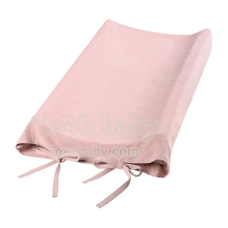 Plush Neutral Cotton Baby Changing Table Pad Cover For Boys And Girls