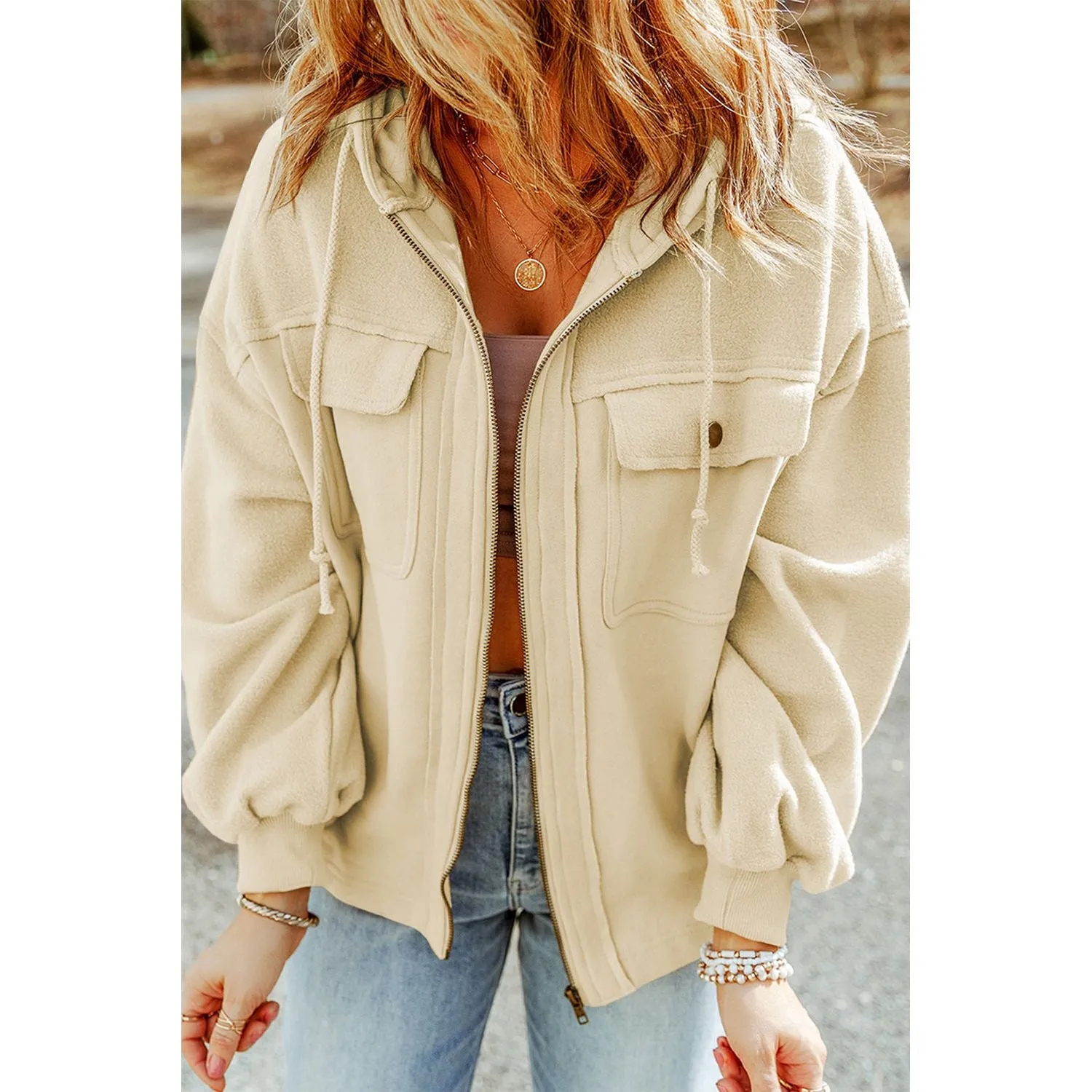 Pocket Zip Up Jacket