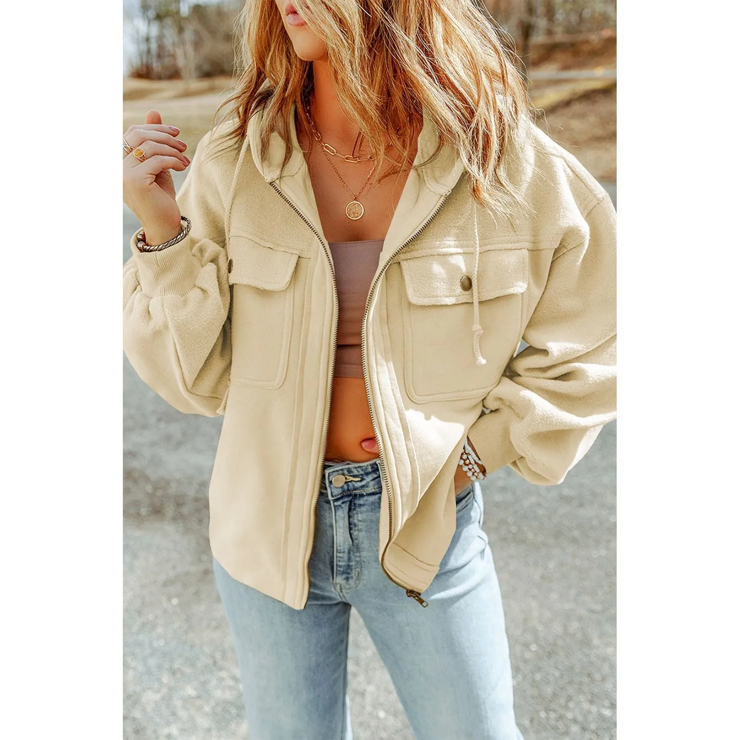 Pocket Zip Up Jacket