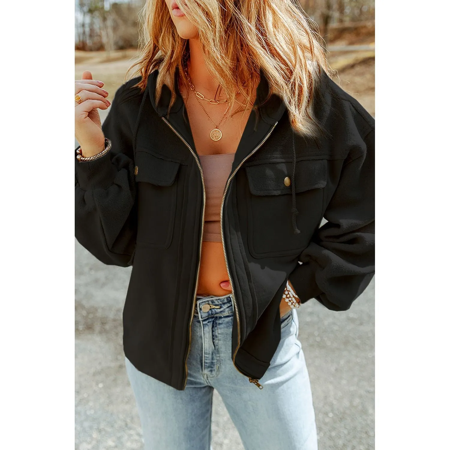 Pocket Zip Up Jacket