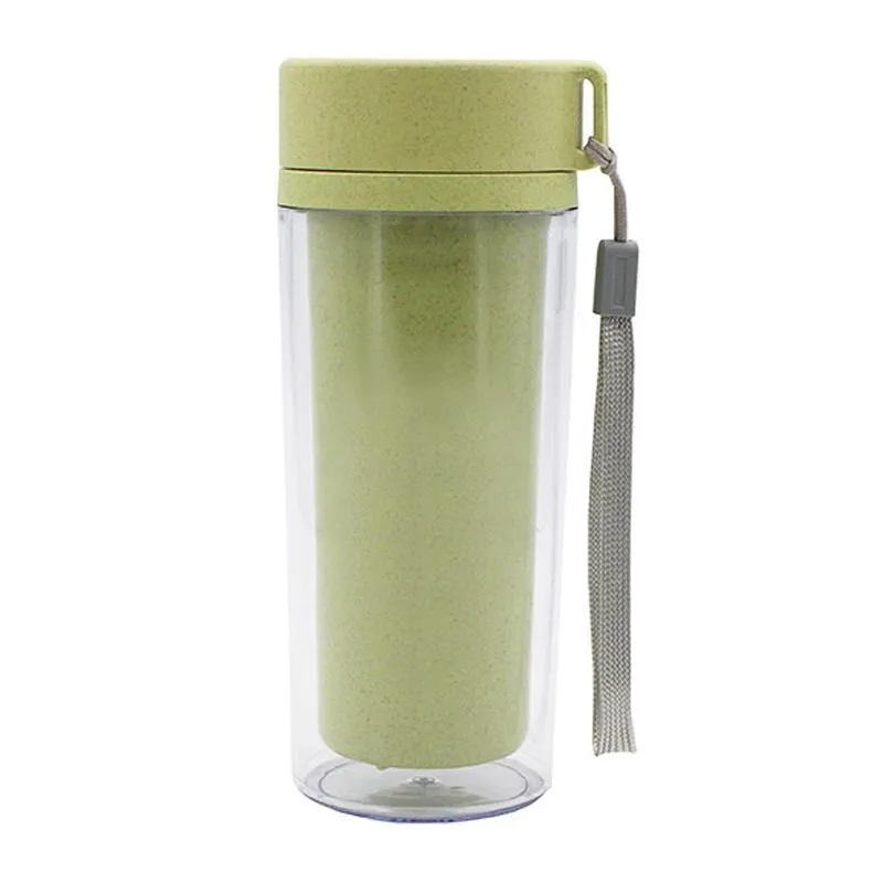 Portable Clear Insulated Water Bottle