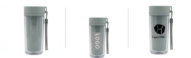 Portable Clear Insulated Water Bottle
