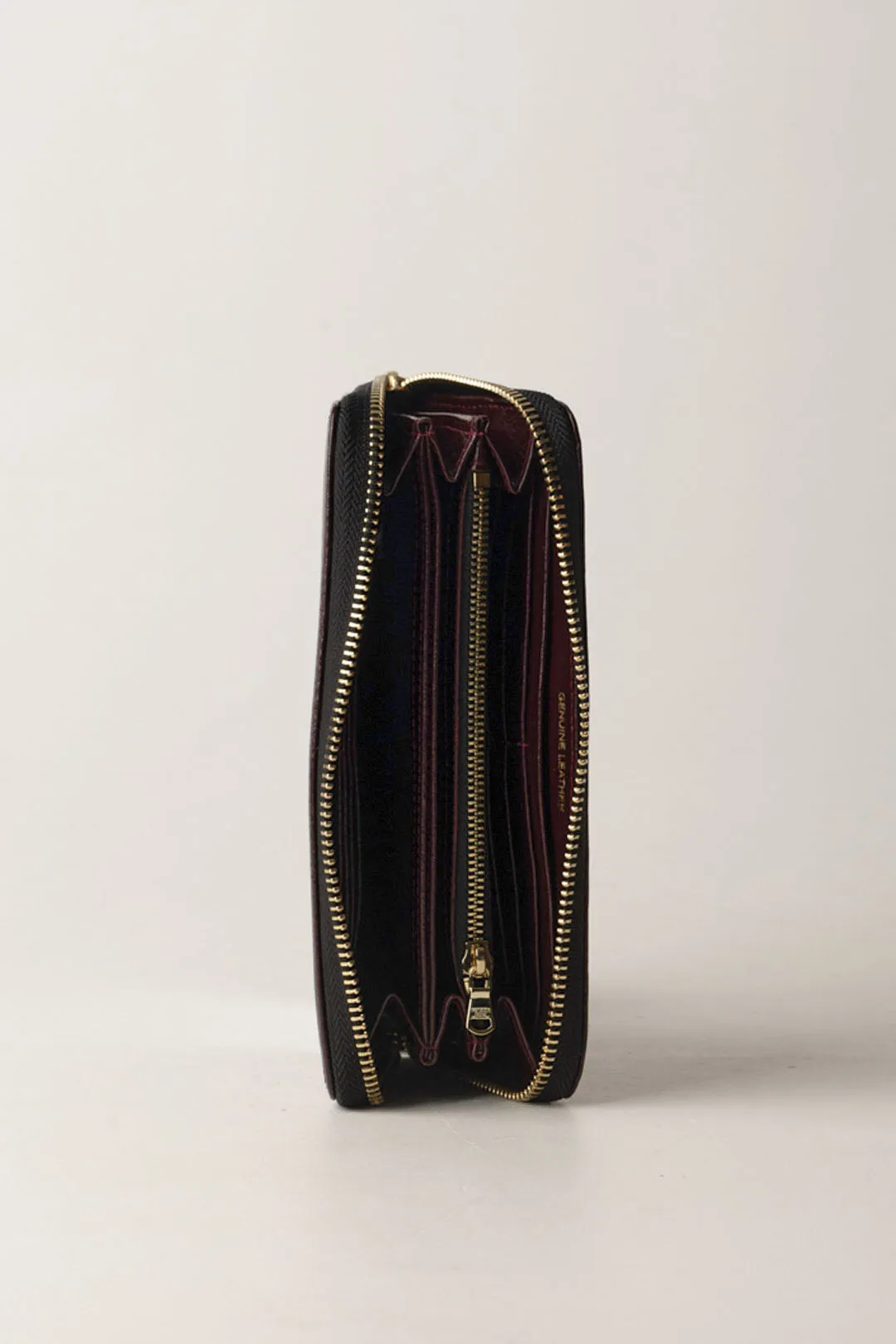 Portafogli Zip-around In Pelle