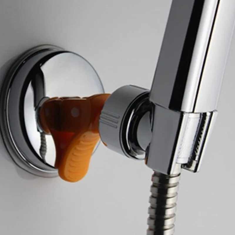 Powerful Sucker Shower Head Bracket Plastic Shower Nozzle Holder Wall Rack