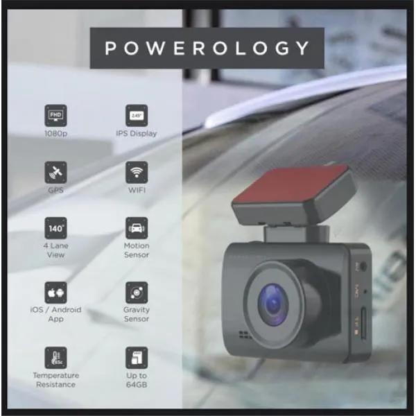 Powerology - Dash Camera Pro recording 1080P Full-HD - SLH