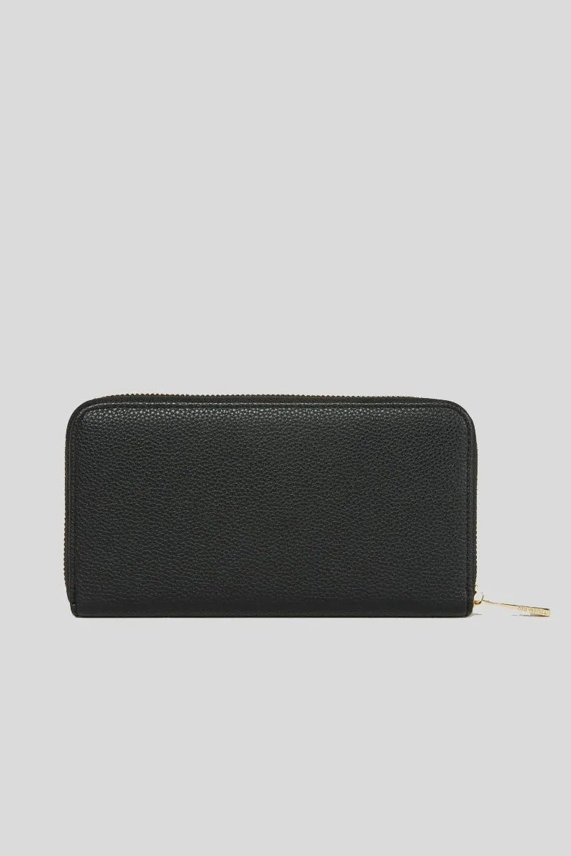 Pre Iris Zip Around Stampa Cervo - Black