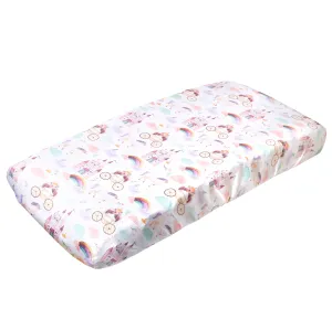 Premium Knit Diaper Changing Pad Cover - Enchanted
