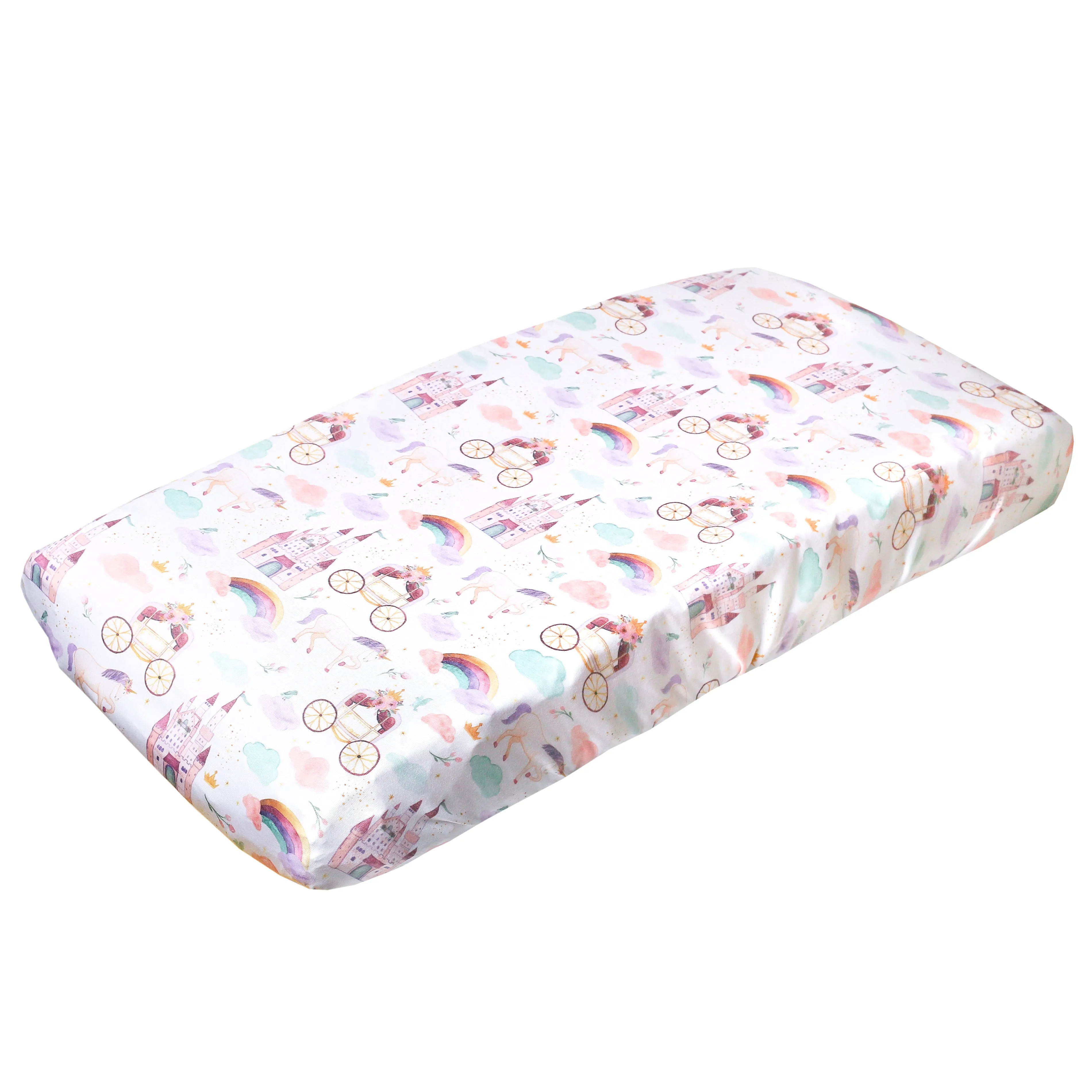 Premium Knit Diaper Changing Pad Cover - Enchanted