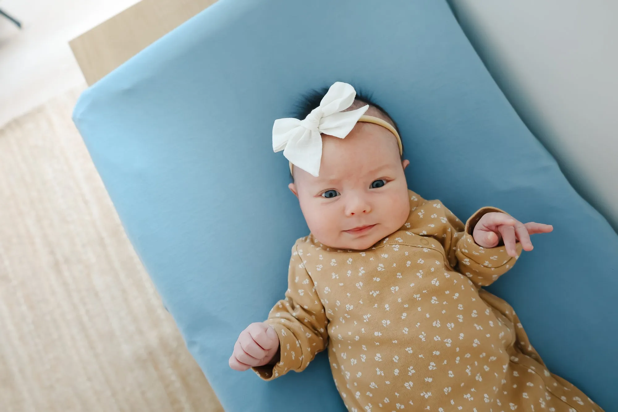 Premium Knit Diaper Changing Pad Cover - Robin