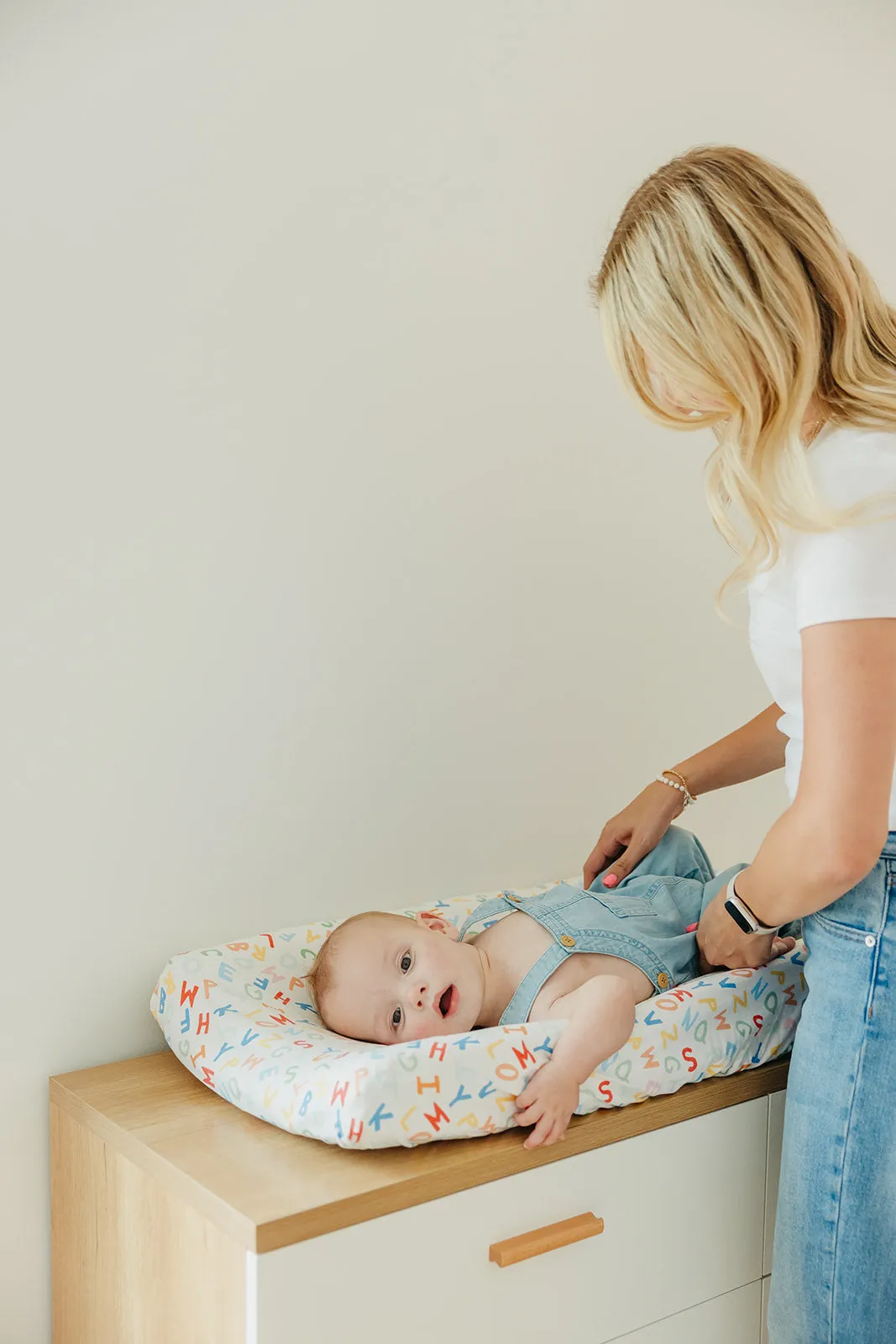 Premium Knit Diaper Changing Pad Cover - Webster