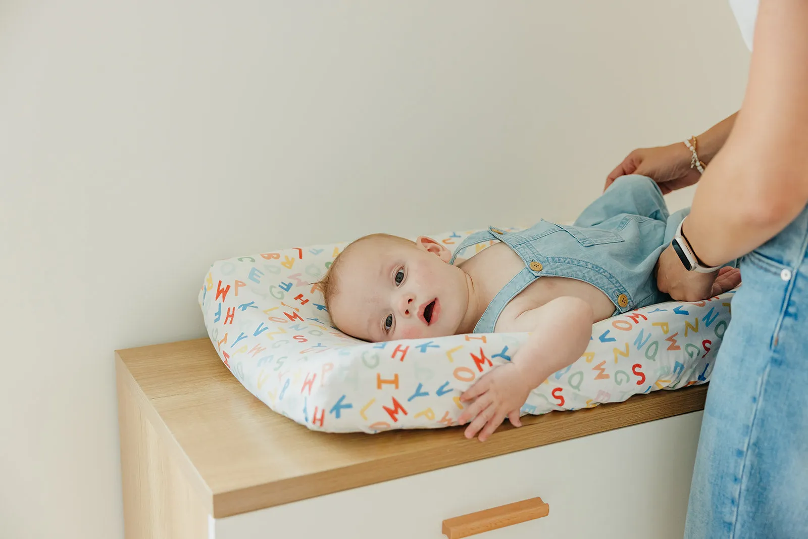 Premium Knit Diaper Changing Pad Cover - Webster