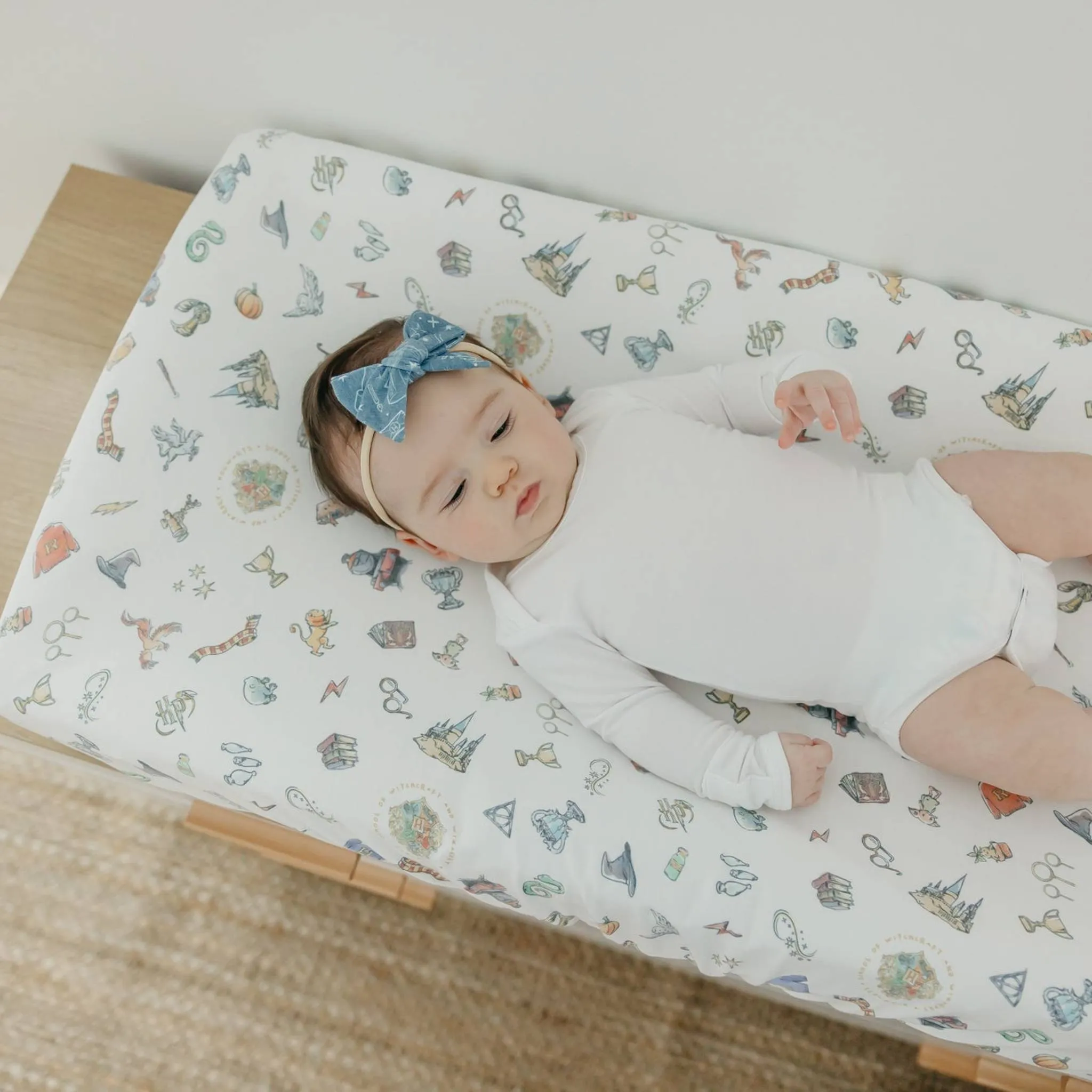 Premium Knit Diaper Changing Pad Cover - Wizarding World™