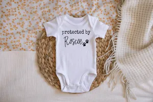 Protected By My Dog Onesie