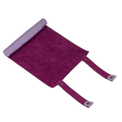 Purple Roll Up Leatherette Dice Mat