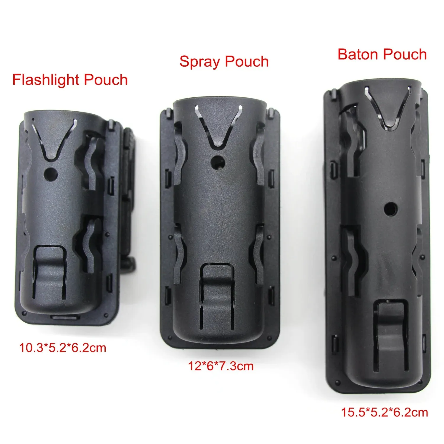"Multifunctional MOLLE Baton Holster with 360 Degree Rotation for Tactical and Outdoor Use"