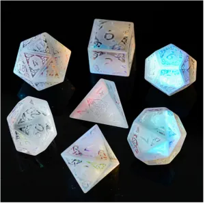 Rainbow Crystal and Flourish - Gemstone Engraved