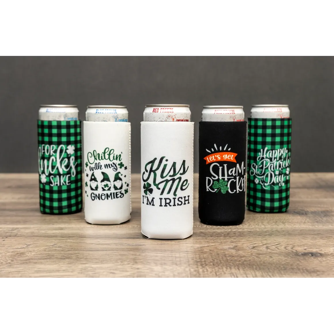 *Ready to Ship| St. Patrick’s Day Neoprene Slim & Regular Can Holders