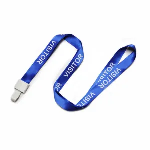 REAP VISITOR Elite 15mm Lanyard, Dark-Blue, White hook