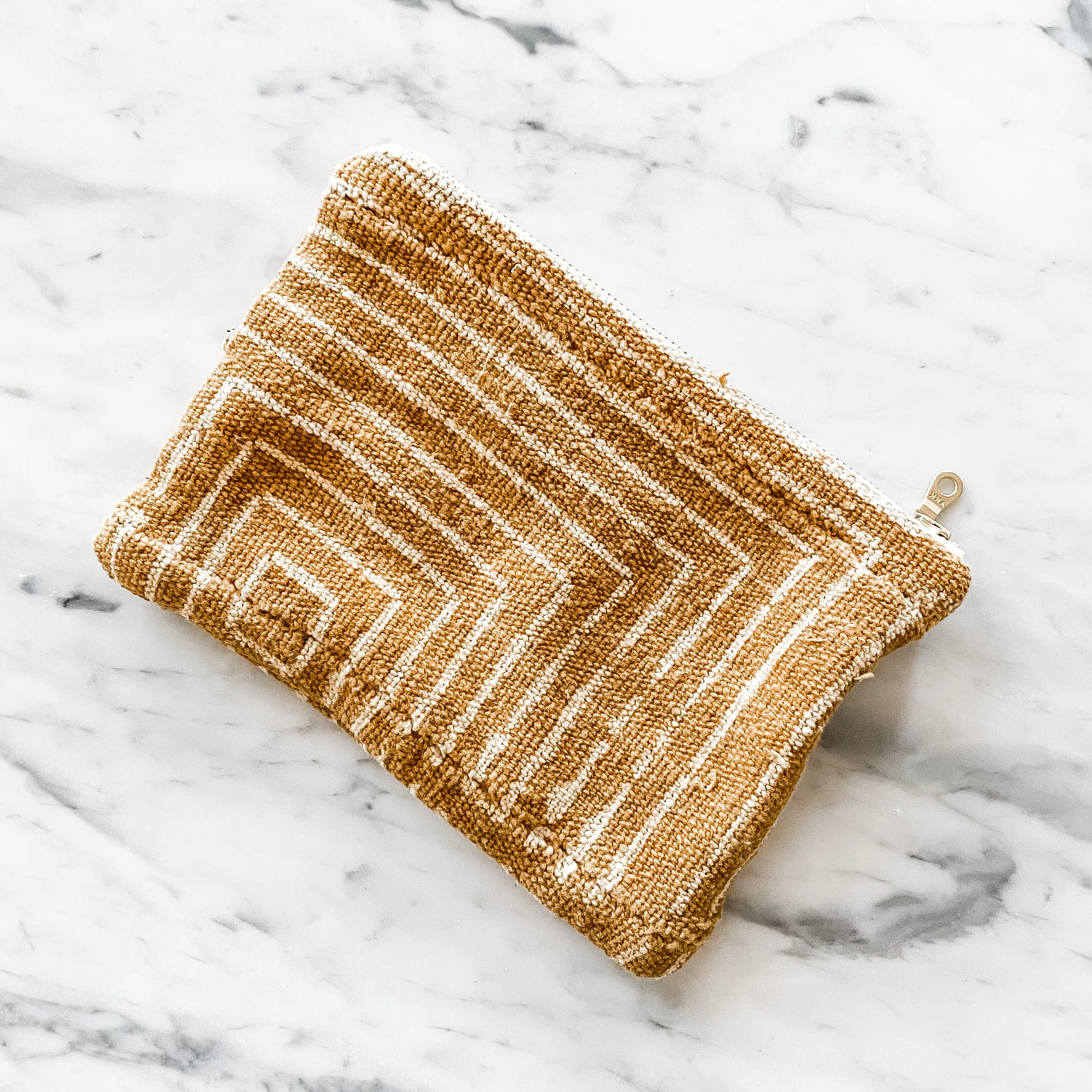 Reclaimed Mud Cloth Travel Pouch