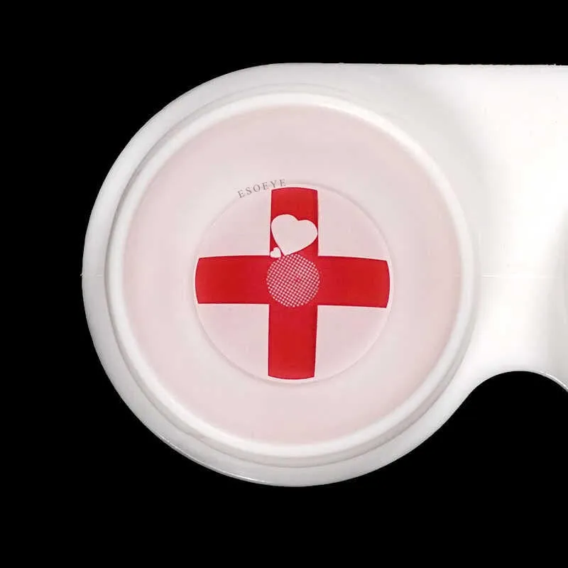 Red Cross Halloween Contact Lense Yearly