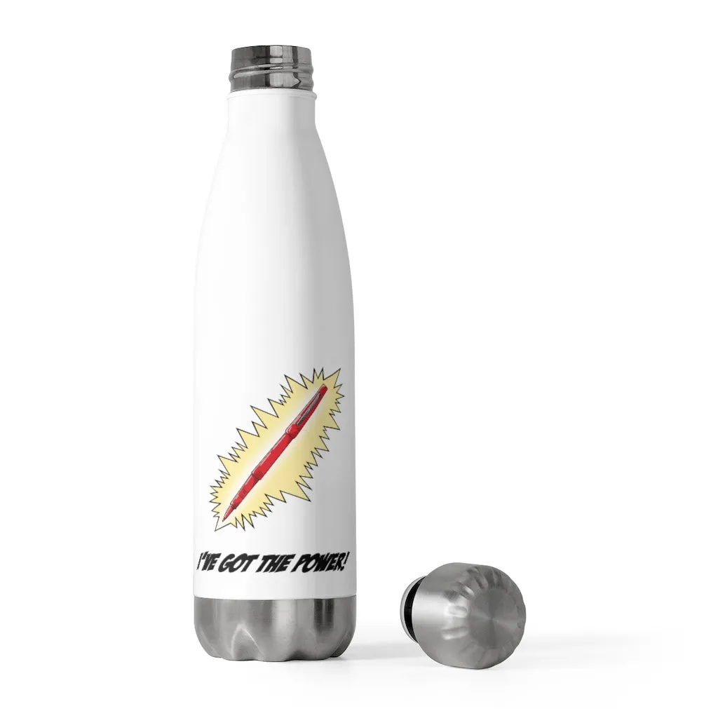 Red Pen Power Insulated Bottle