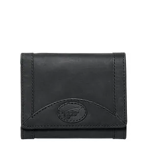 Red Wing Tri-Fold Leather Wallet - Black