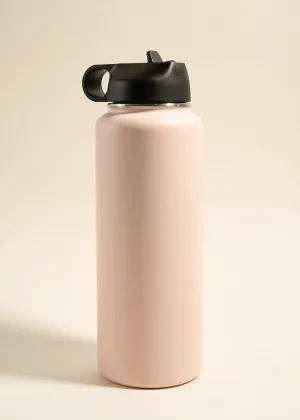 RE:UNION Stainless Steel 1 Litre Water Bottle - Blush