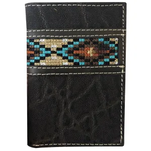 Roper Wallet Tri Fold Aztec Brown