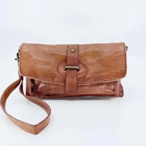 RUGGED HIDE Amelia Clutch - Brown