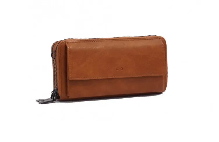 S-Q Florrie Double Zip-Around Wallet