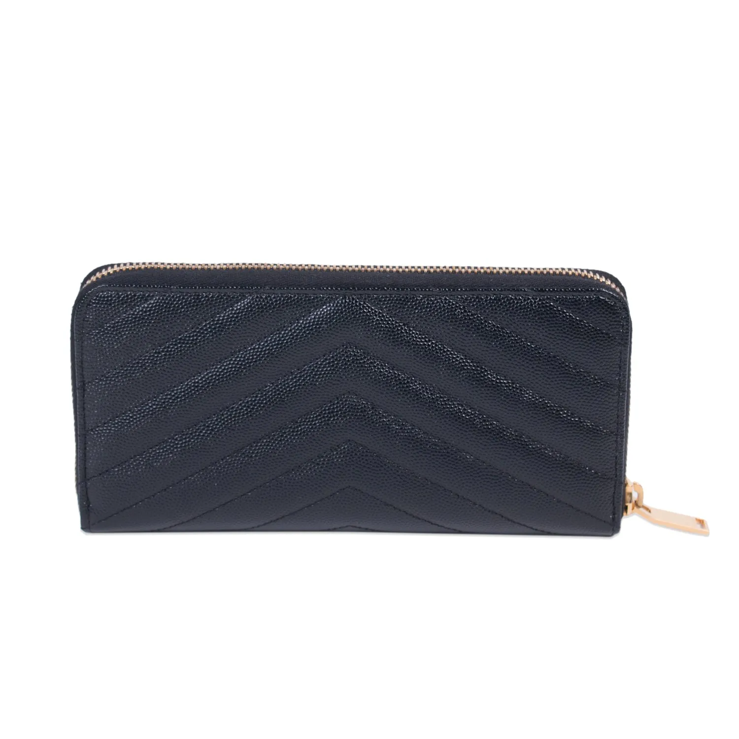 Saint Laurent Monogram Zip Around Wallet