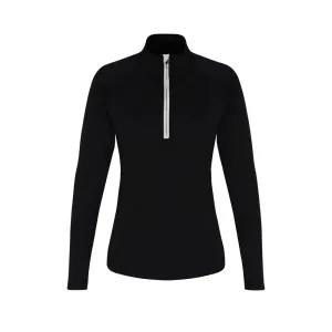 SALE - TRI-DRI BLACK HALF ZIP