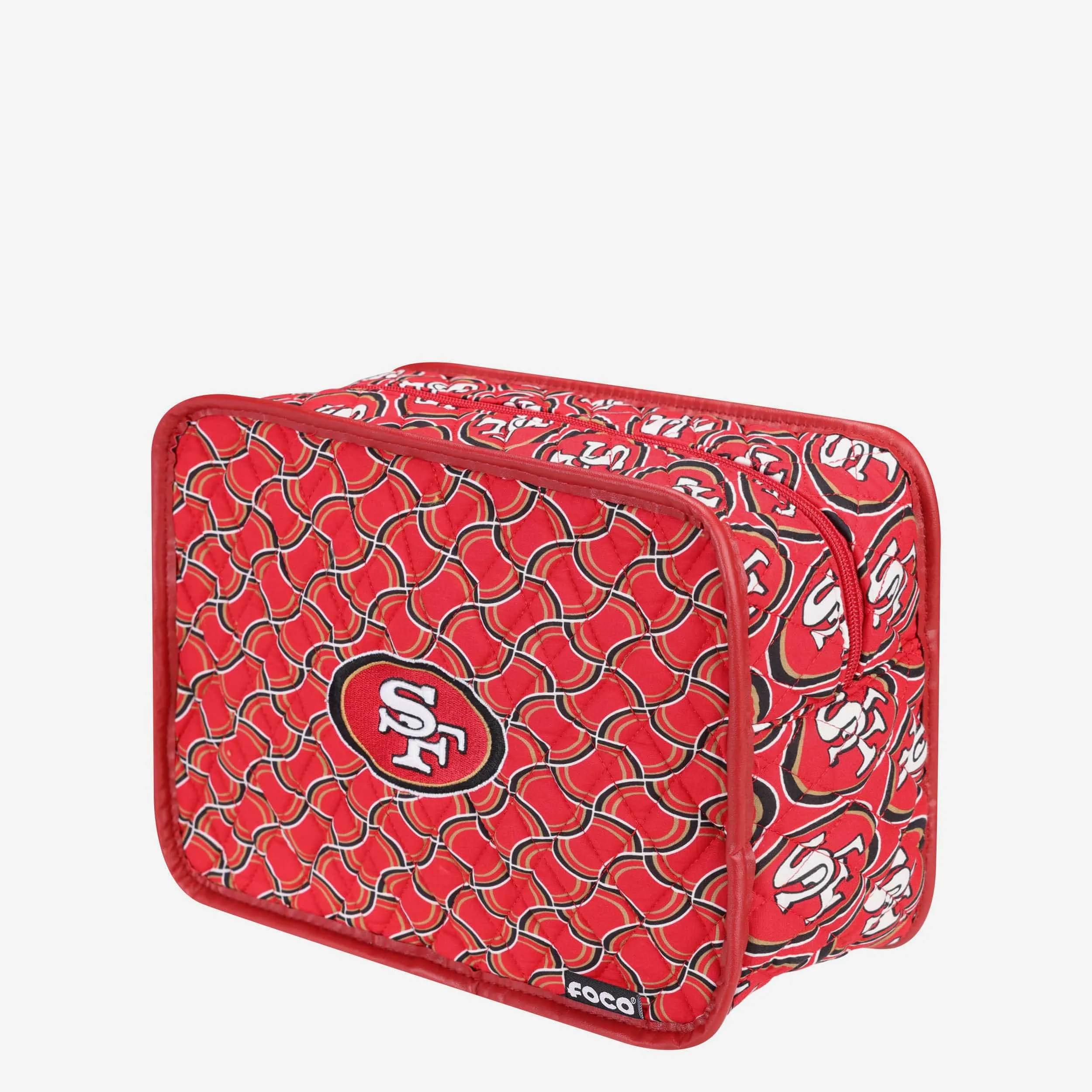 San Francisco 49ers Quilted Printed Cosmetic Bag
