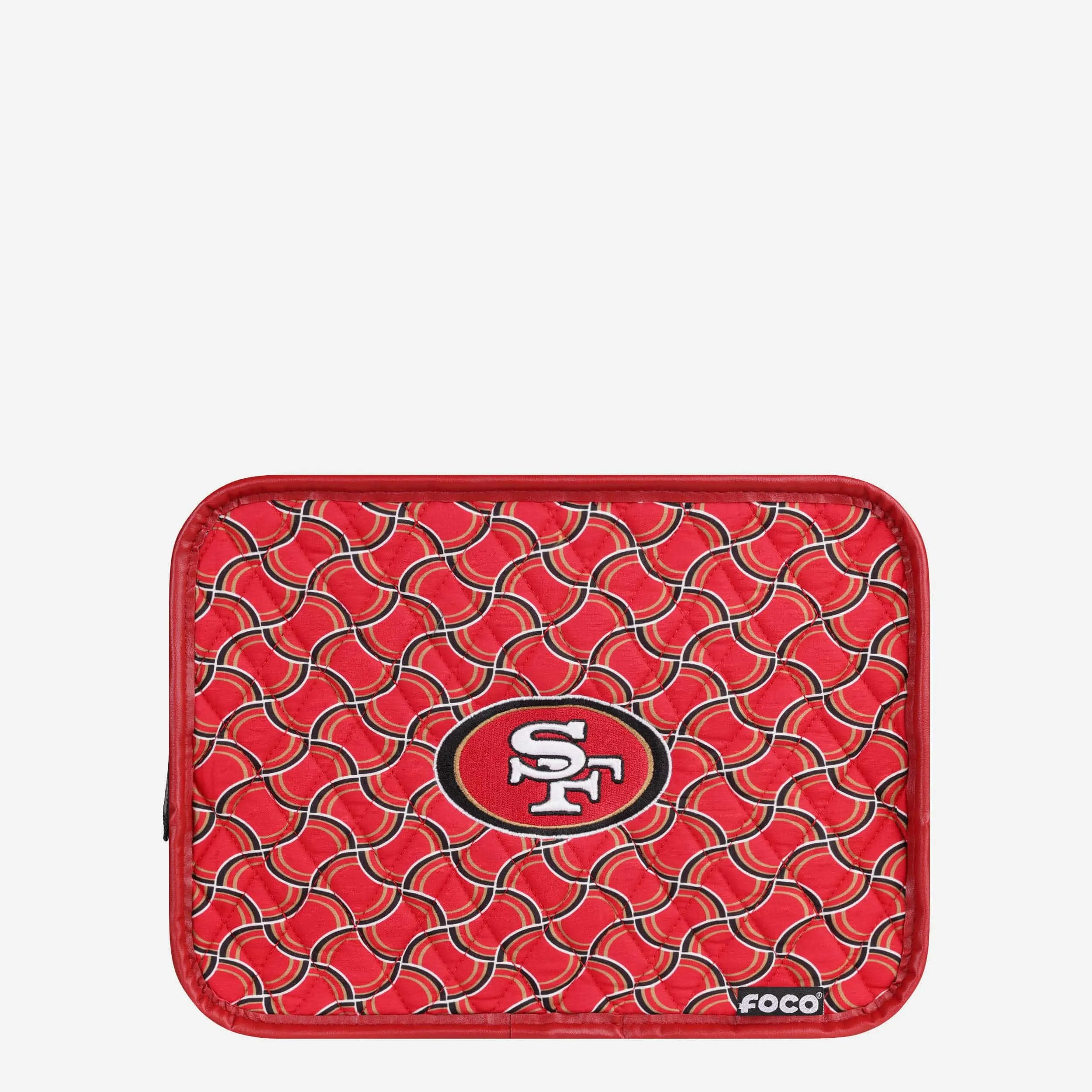 San Francisco 49ers Quilted Printed Cosmetic Bag