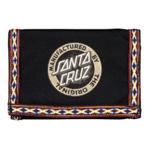 Santa Cruz Wallet Carved MFG Wallet Black - O/S