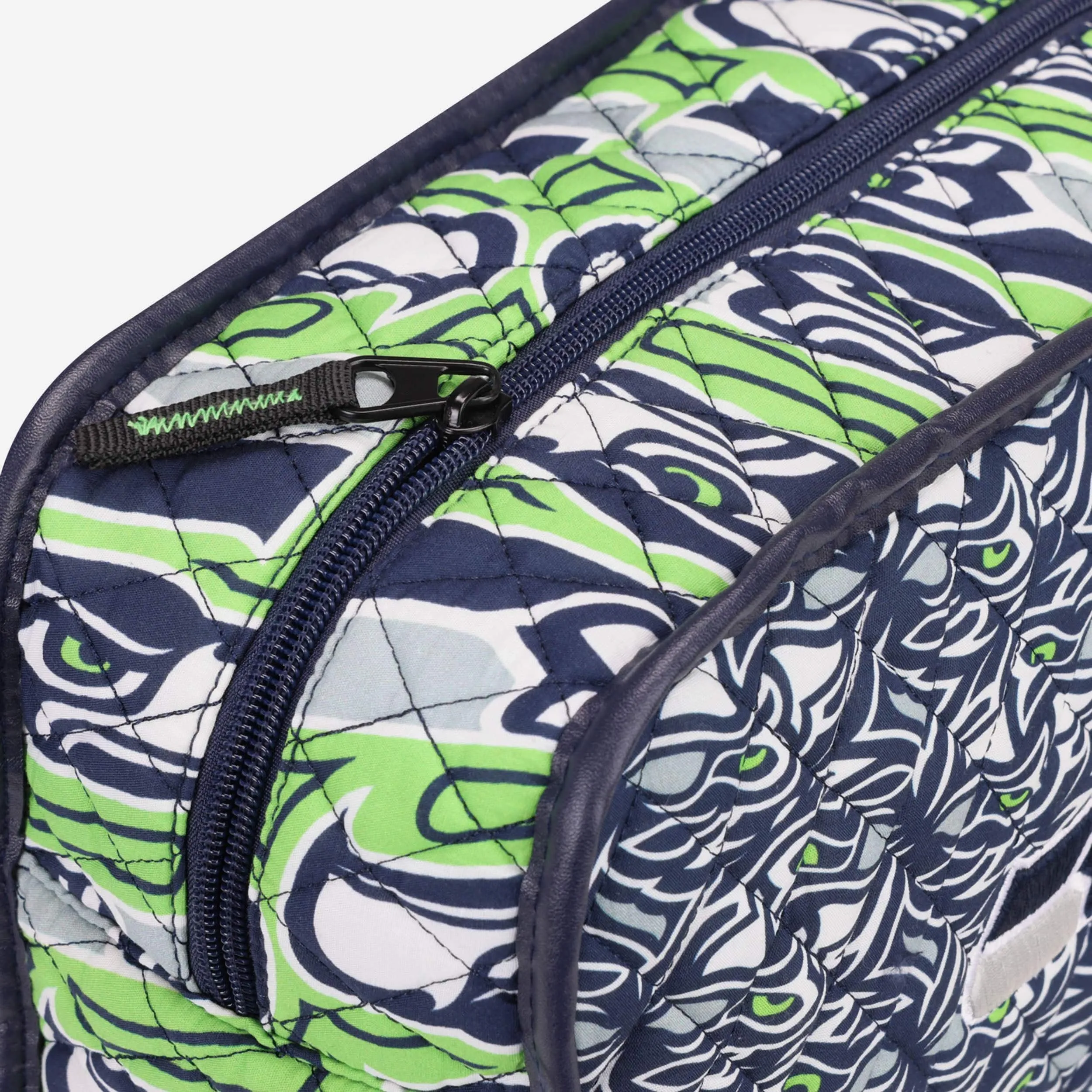 Seattle Seahawks Quilted Printed Cosmetic Bag