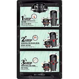 SECRET KEY Black Out Pore 3 Step Nose Pack 10pcs