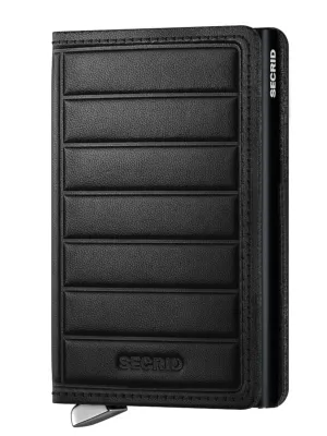 Secrid Premium Edition Slimwallet Emboss Lines Black