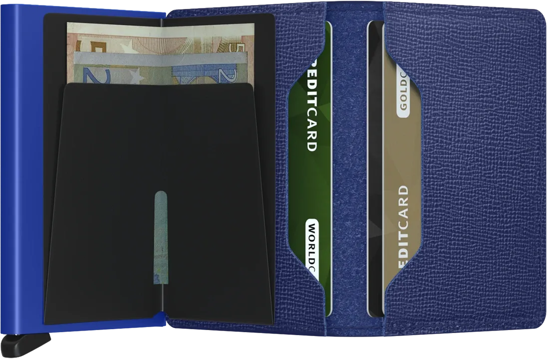 Secrid - RFID Protected Mini Wallet - Crisple - Cobalt