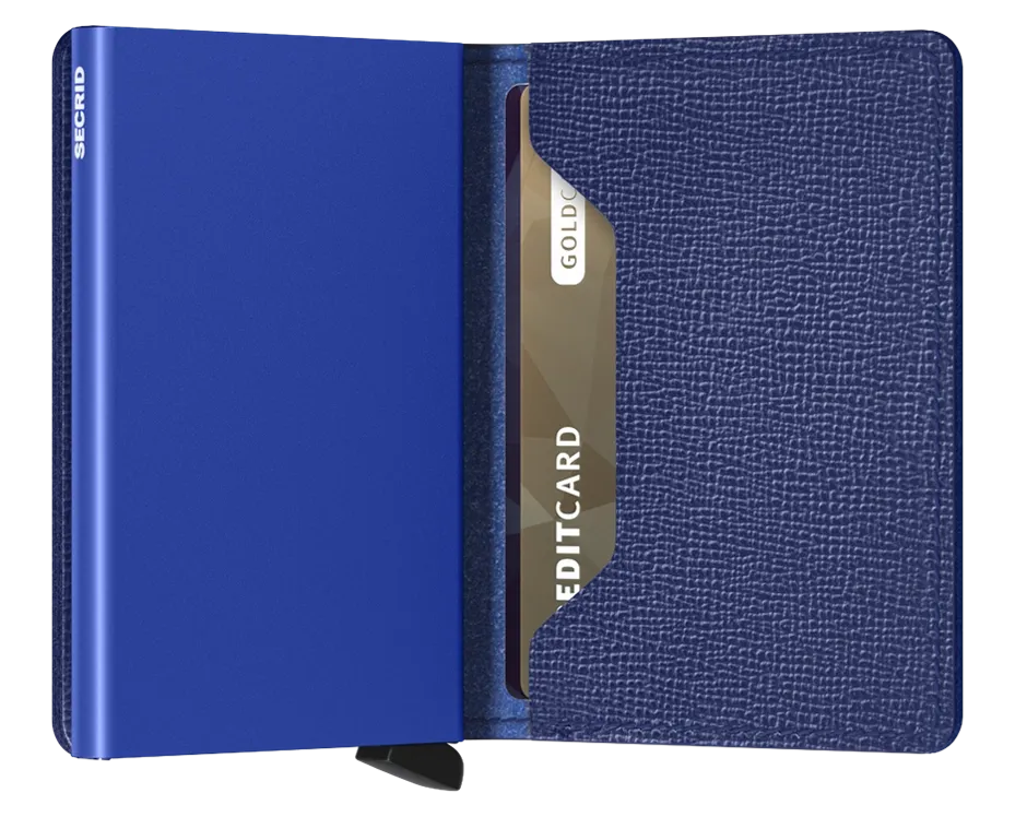 Secrid - RFID Protected Mini Wallet - Crisple - Cobalt