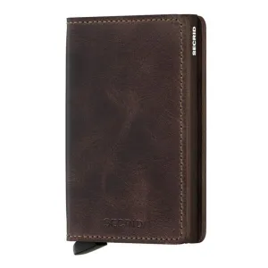 Secrid - RFID Protected Slim Wallet - Vintage - Chocolate