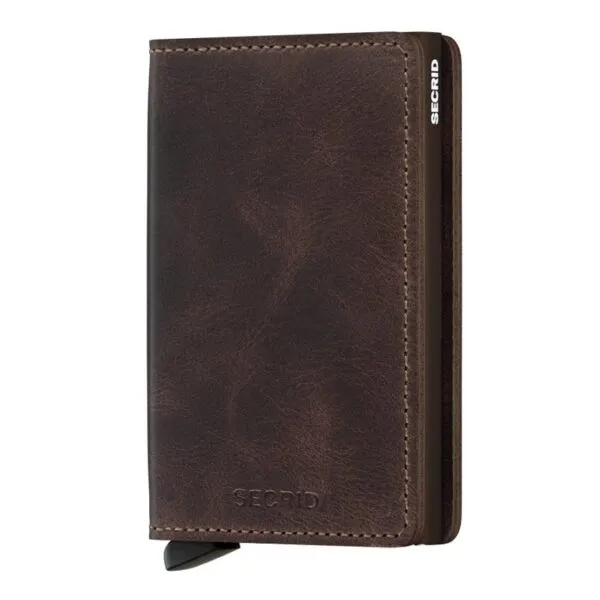 Secrid - RFID Protected Slim Wallet - Vintage - Chocolate