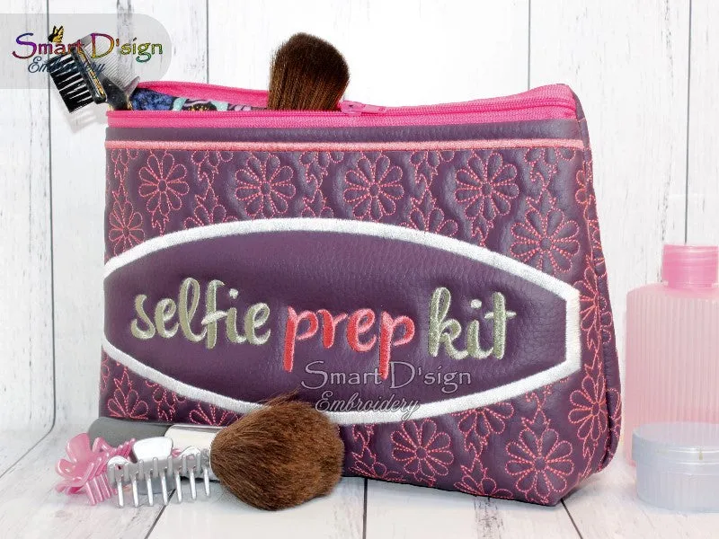 SELFIE PREP KIT - ITH QUILT ZIPPER BAG - 2 Shapes