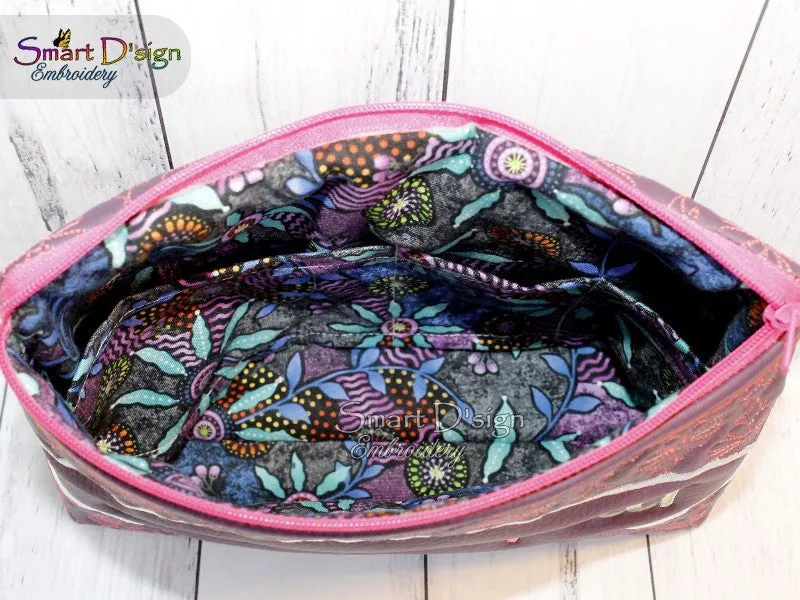 SELFIE PREP KIT - ITH QUILT ZIPPER BAG - 2 Shapes