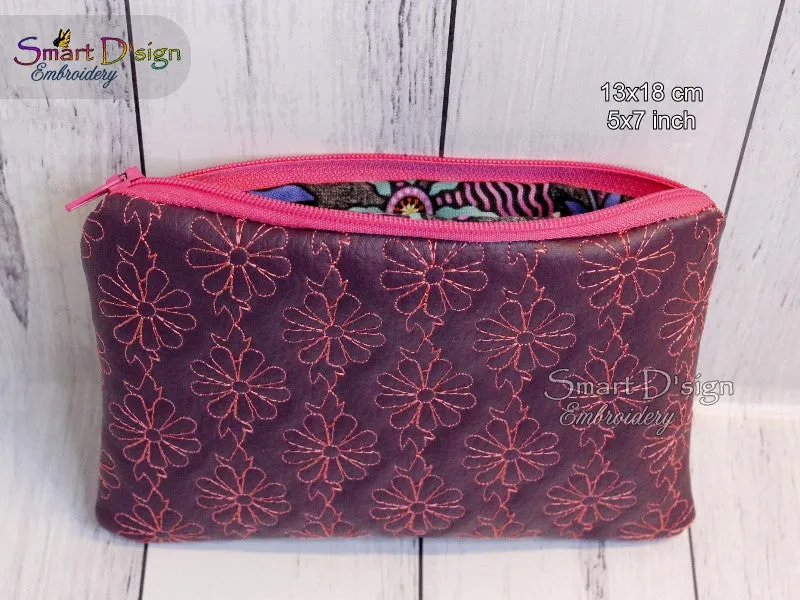 SELFIE PREP KIT - ITH QUILT ZIPPER BAG - 2 Shapes