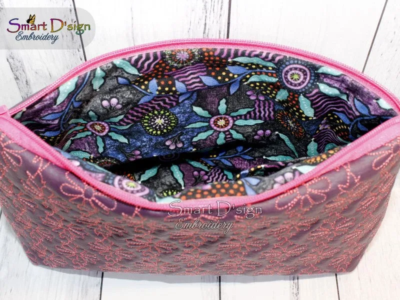 SELFIE PREP KIT - ITH QUILT ZIPPER BAG - 2 Shapes